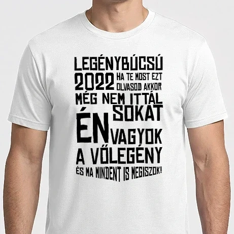 Férfi Imperial póló - Legénybúcsú 2022 vőlegény
