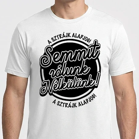 Férfi Imperial póló - A sztrájk alapjog