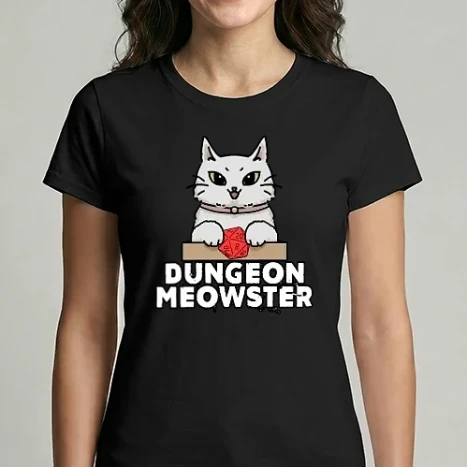 Női Imperial póló - Dungeon Meowster