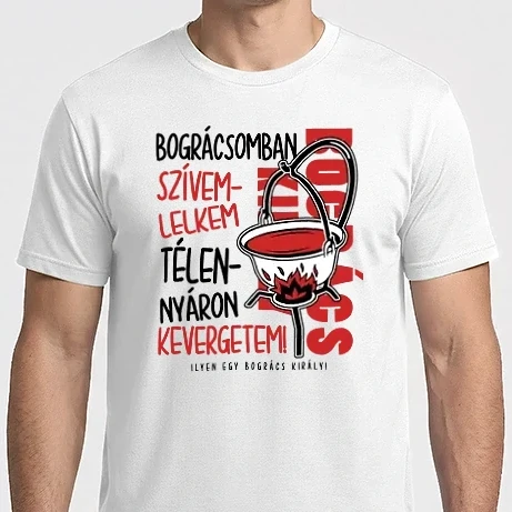 Férfi Imperial póló - Bográcsomban szívem lelkem