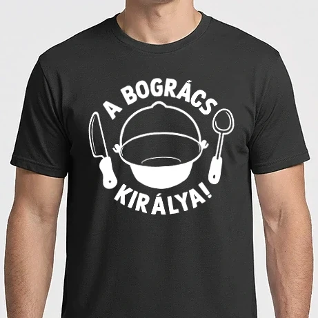 Férfi Imperial póló - Bogrács király fehér
