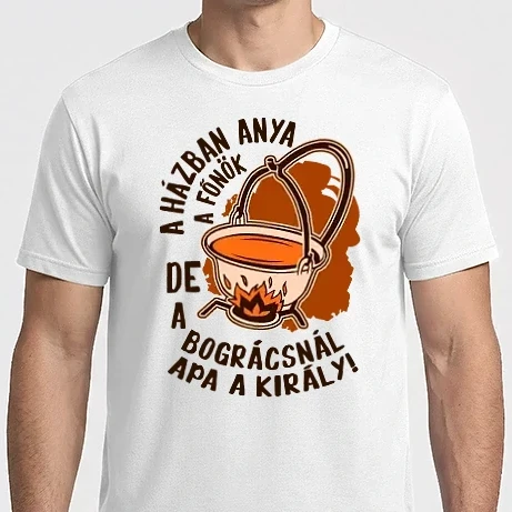 Férfi Imperial póló - Apa a bogrács királya