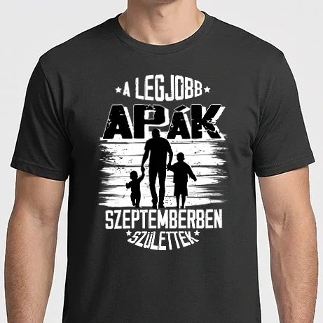 Férfi Imperial póló - A legjobb apák szeptemberben születtek