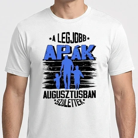 Férfi Imperial póló - A legjobb Apák Augusztusban születtek