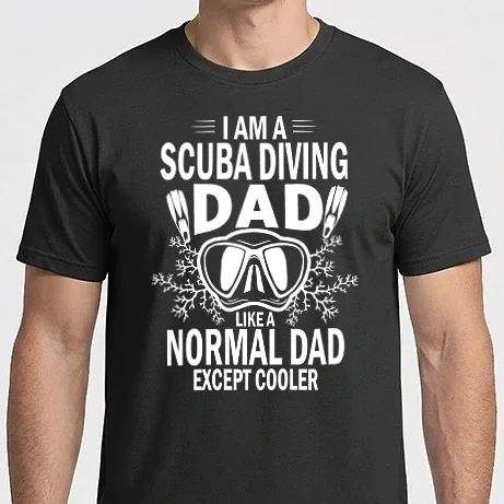 Férfi Imperial póló - Scuba Dad