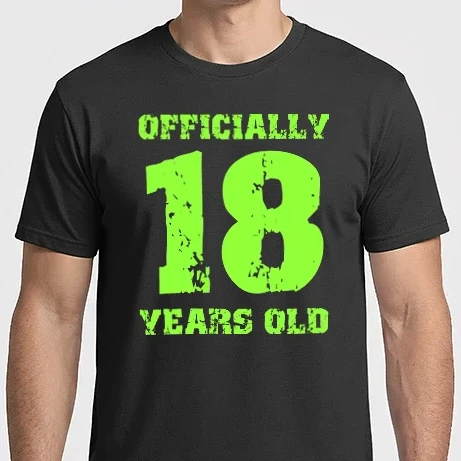 Férfi Imperial póló - Hivatalosan 18 éves (green)