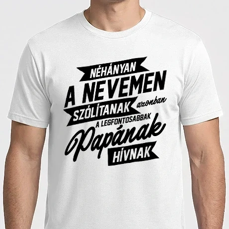 Férfi Imperial póló - Néhányan a nevemen papa