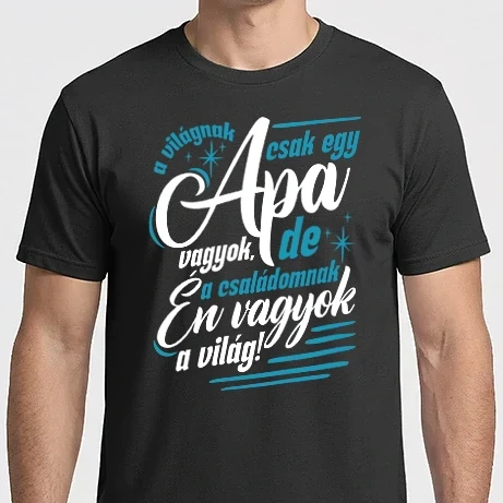 Férfi Imperial póló - A világnak csak egy apa vagyok lght