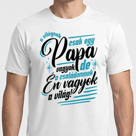 Férfi Imperial póló - A világnak csak egy Papa vagyok