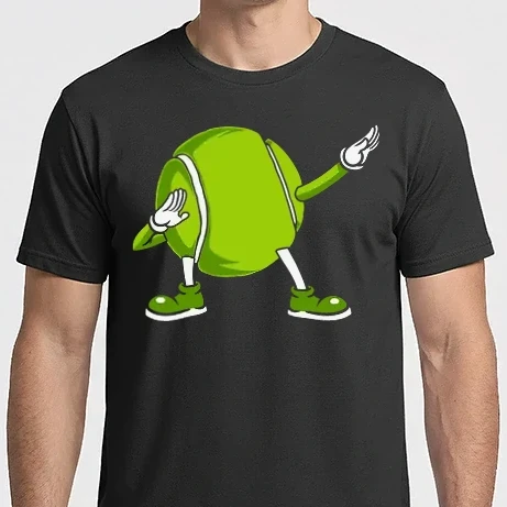 Férfi Imperial póló - Dabbing teniszlabda 