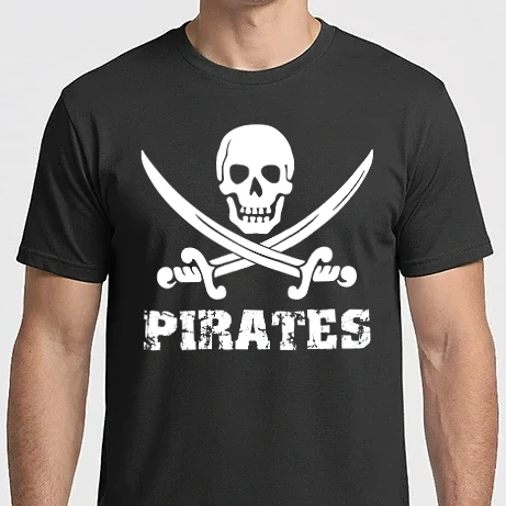 Férfi Imperial póló - Kalóz minta