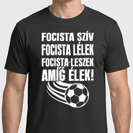 Férfi Imperial póló - Focista szív, Focista lélek