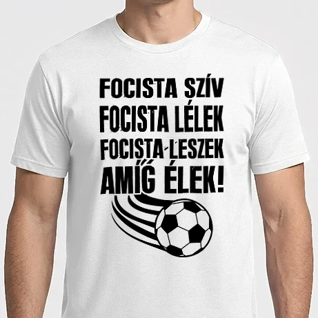 Férfi Imperial póló - Focista szív, Focista lélek