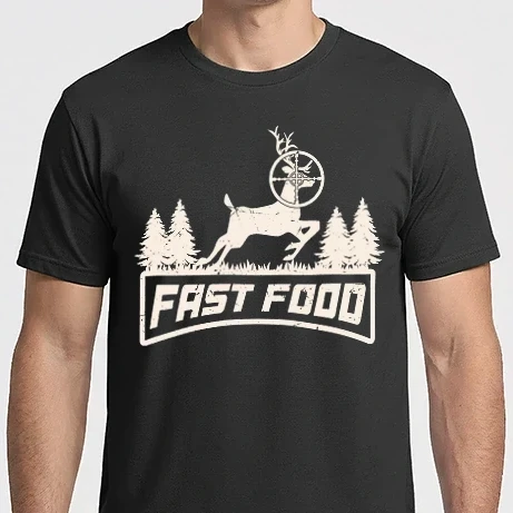 Férfi Imperial póló - Szarvasvadászat - Gyorsétterem