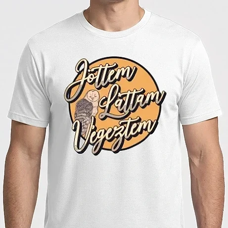 Férfi Imperial póló - Jöttem láttam végeztem bagoly