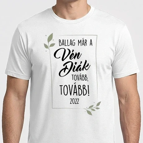 Férfi Imperial póló - Ballag már a vén diák 01