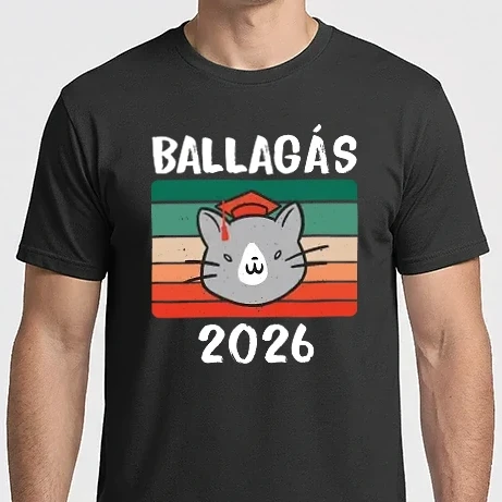 Férfi Imperial póló - Ballagó cica 2026