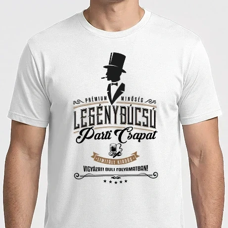 Férfi Imperial póló - Legénybúcsú póló