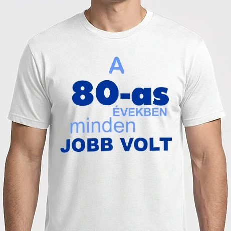 Férfi Imperial póló - a 80-as években minden jobb volt