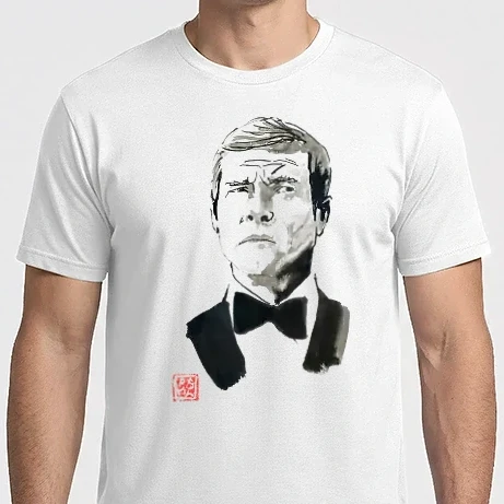 Férfi Imperial póló - james bond roger moore 2