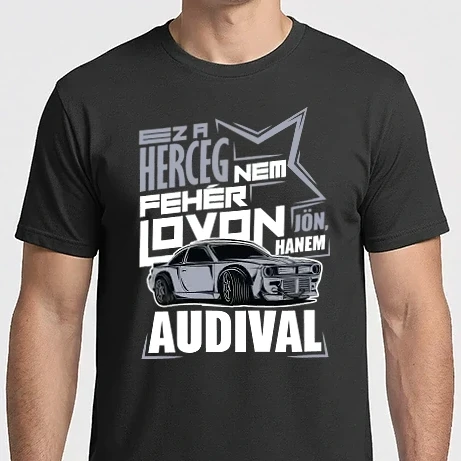Férfi Imperial póló - Szőke herceg audi drk