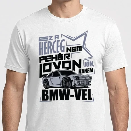 Férfi Imperial póló - Szőke herceg bmw lght