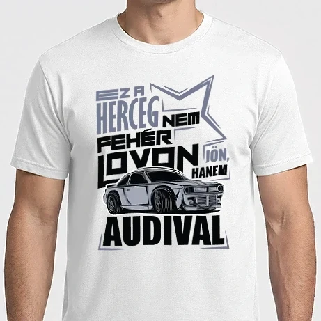Férfi Imperial póló - Szőke herceg audi lght