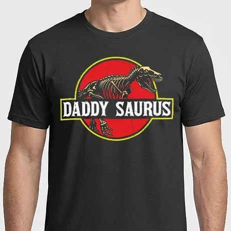 Férfi Imperial póló - Daddy saurus