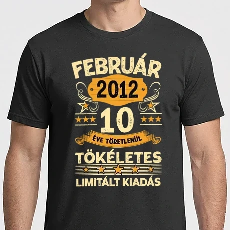 Férfi Imperial póló - 10 éve töretlenül tökéletes_február