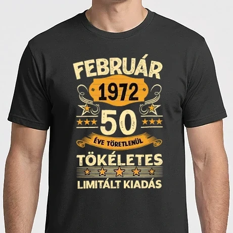 Férfi Imperial póló - 50 éve töretlenül tökéletes_február