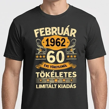 Férfi Imperial póló - 60 éve töretlenül tökéletes_február