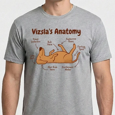 Férfi Imperial póló - Vizsla anatómia