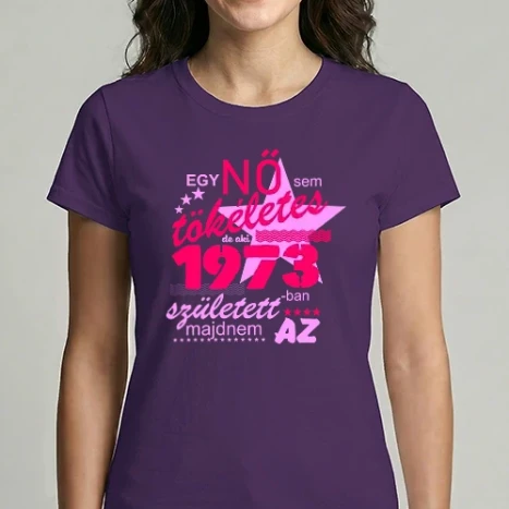 Női Imperial póló - egy nő sem tökéletes 1973