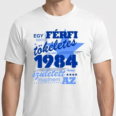 Férfi Imperial póló - egy férfi sem tökéletes 1984