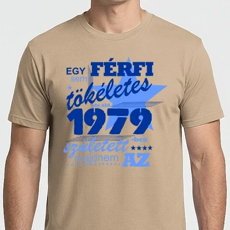 Férfi Imperial póló - egy férfi sem tökéletes 1979