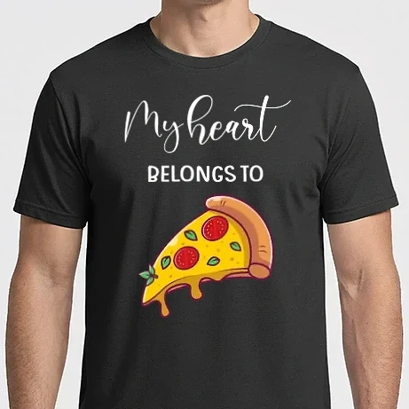 Férfi Imperial póló - Szeretlek Pizza