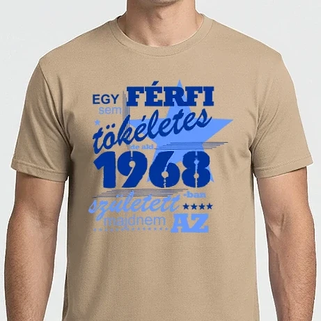Férfi Imperial póló - egy férfi sem tökéletes 1968