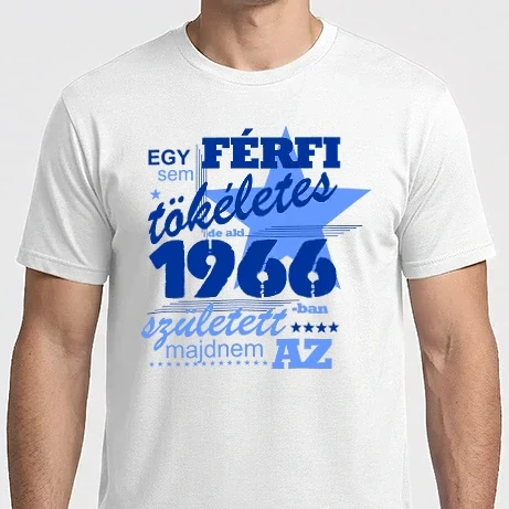 Férfi Imperial póló - egy férfi sem tökéletes 1966