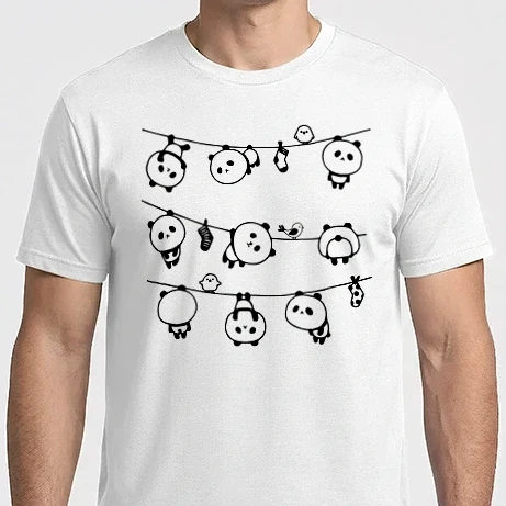 Férfi Imperial póló - Panda gyerekek