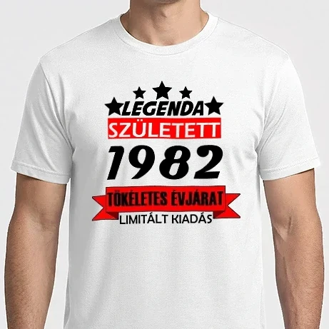 Férfi Imperial póló - legenda született 1982