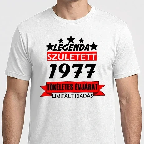 Férfi Imperial póló - legenda született 1977