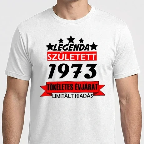 Férfi Imperial póló - legenda született 1973