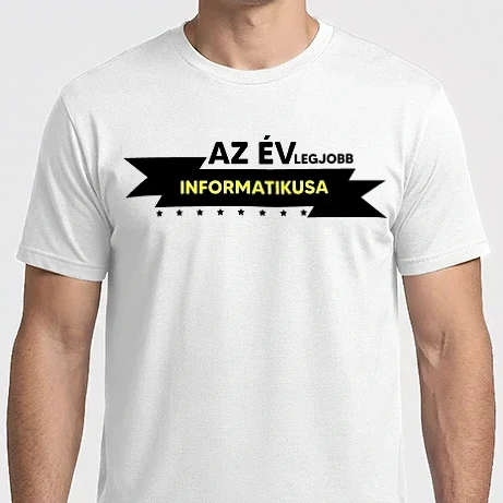 Férfi Imperial póló - AZ ÉV LEGJOBB INFORMATIKUSA