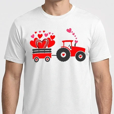 Férfi Imperial póló - Valentin napi Traktor