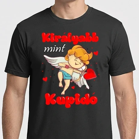 Férfi Imperial póló - Királyabb mint Kupidó