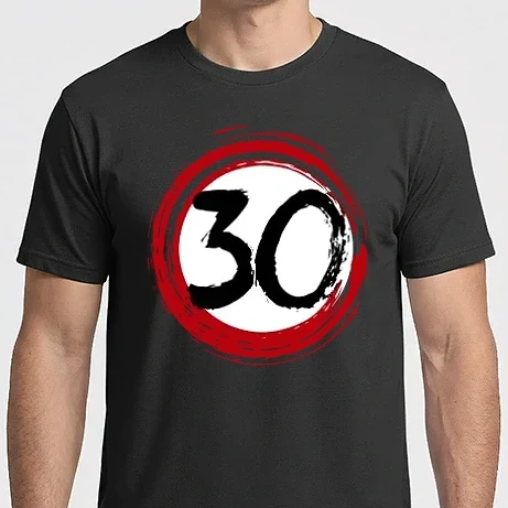 Férfi Imperial póló - Szülinapi 30-as tábla