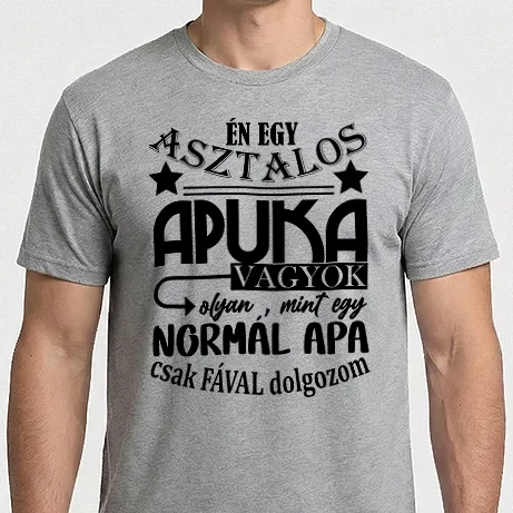 Férfi Imperial póló - asztalos apuka1