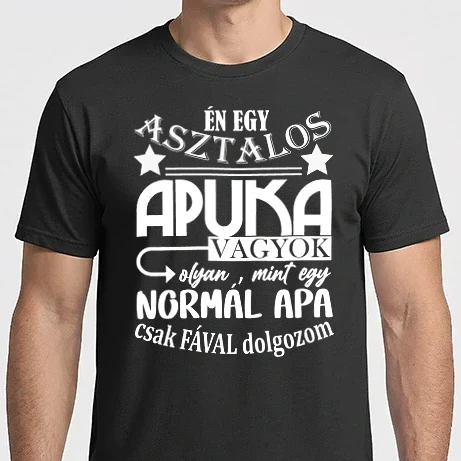 Férfi Imperial póló - asztalos apuka
