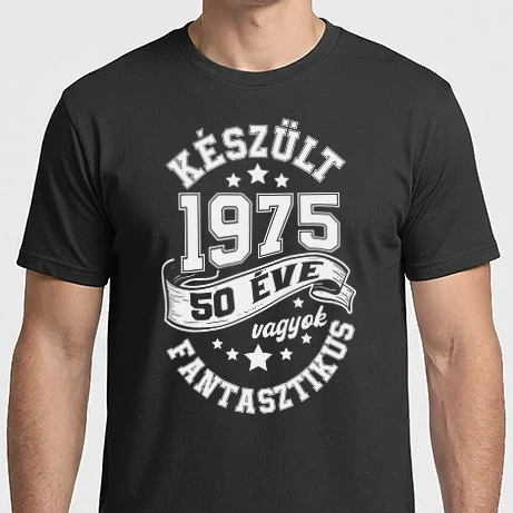 Férfi Imperial póló - Készült 50 éve