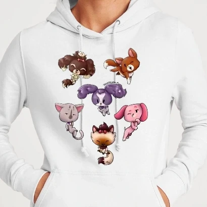 Női kapucnis pulcsi - LPS: Popular chibik